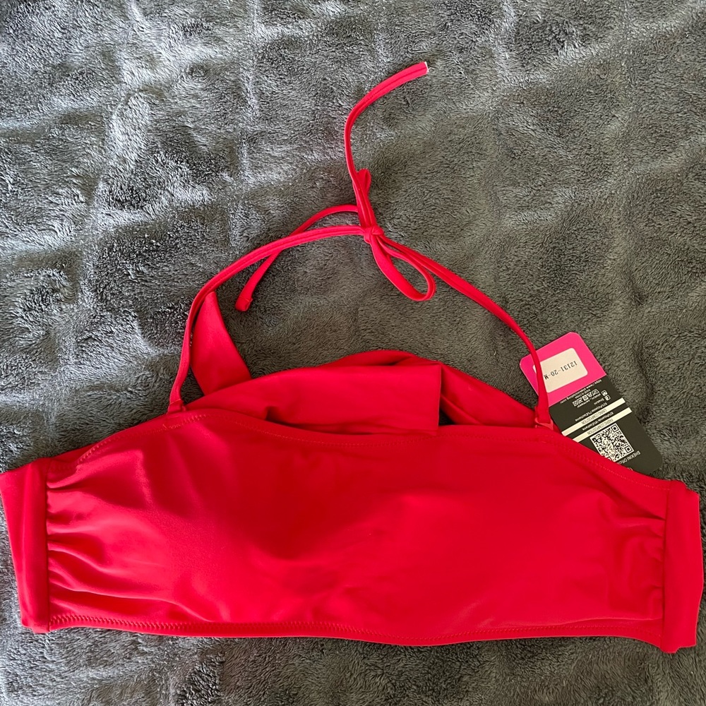 NWT Shekini red bikini top